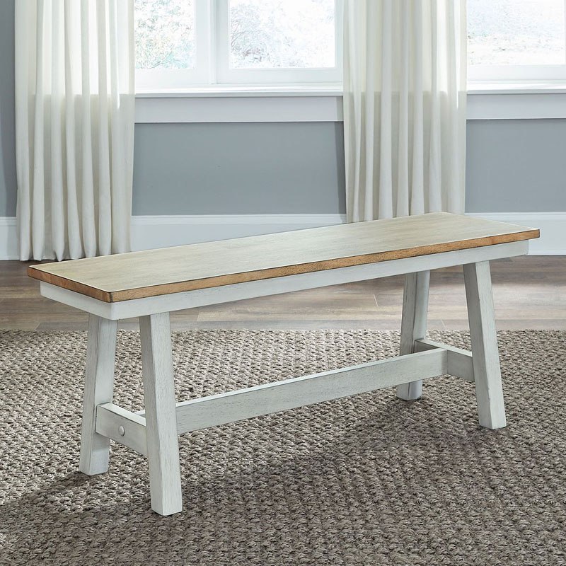 5' Straight Backless Bench- White main image 0