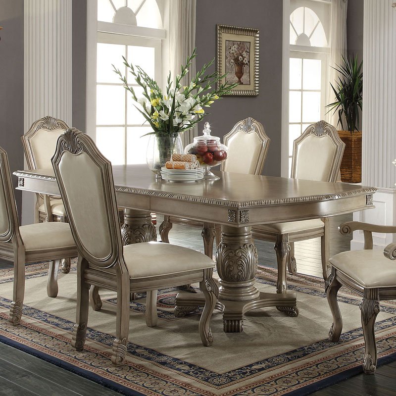 Chateau De Ville Dining Room Set (Antique White) Acme Furniture ...