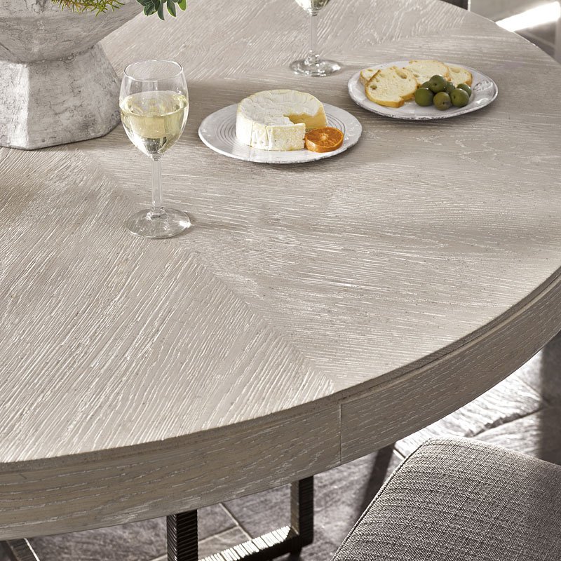 Modern Robards Round Dining Table (Quartz) Universal Furniture