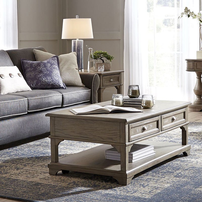 Southern Living Drawer Occasional Table Set Liberty Furniture