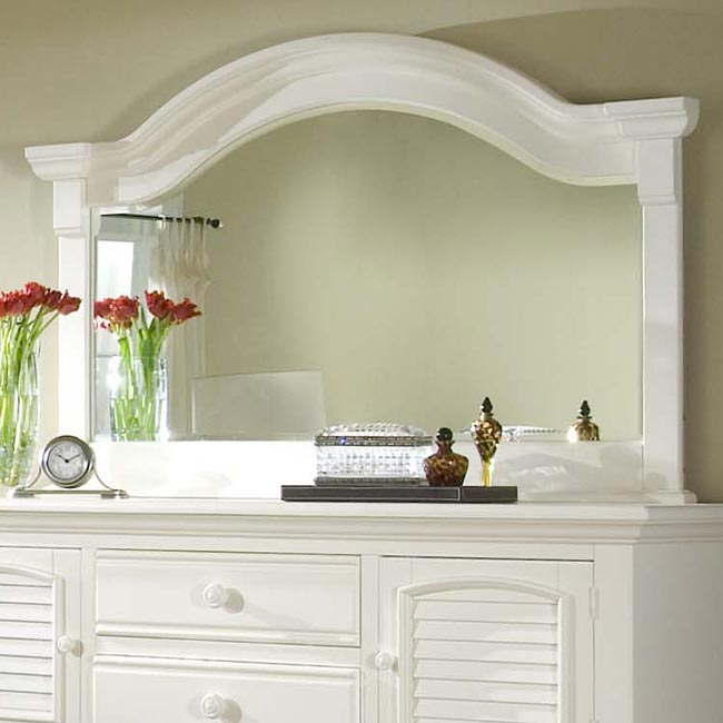 Cottage Traditions Panel Bedroom Set White American Woodcrafters