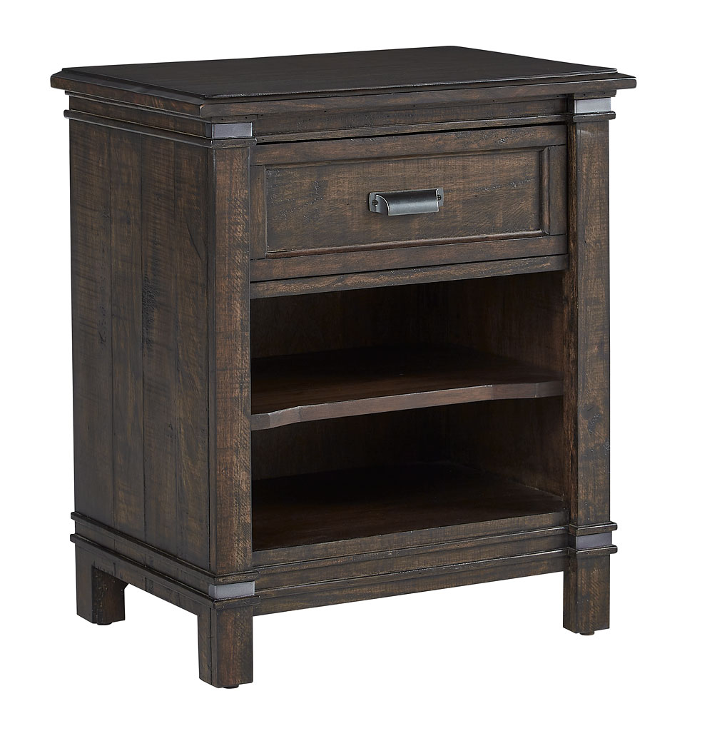Farmwood One Drawer Nightstand American Woodcrafters Furniture Cart
