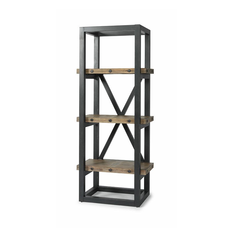 Carpenter Side Pier (Light Brown) Flexsteel Furniture Cart