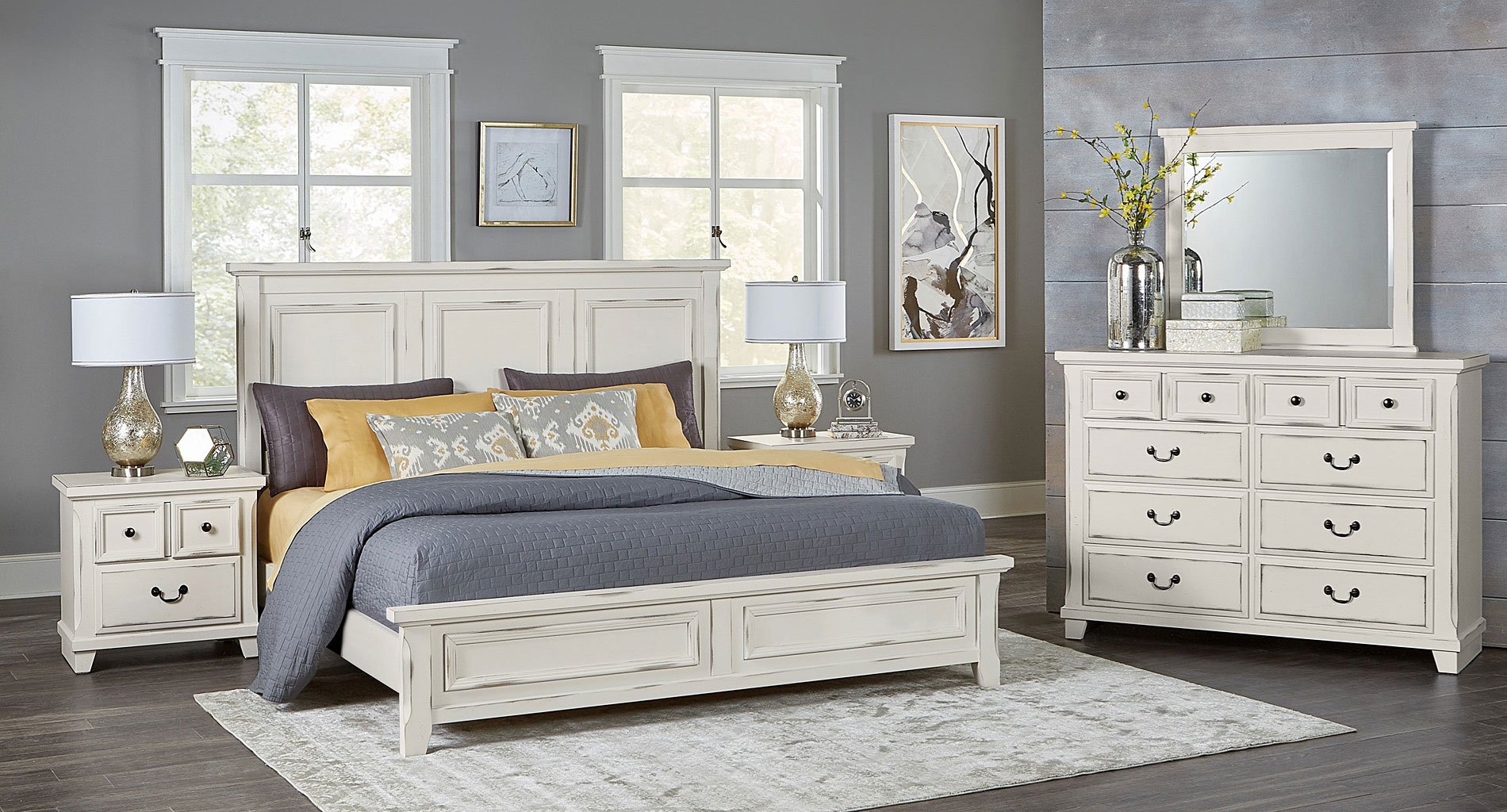 View Distressed Bedroom Furniture PNG