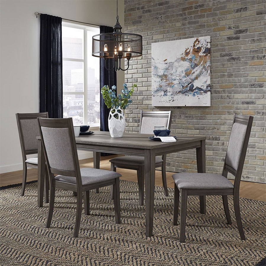 Tanners Creek Rectangular Dining Set W/ Upholstered Chairs Liberty  Furniture | Furniture Cart