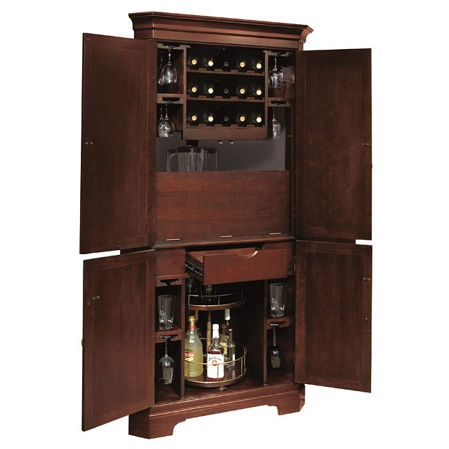 norcross corner wine and bar cabinet howard miller | furniture cart