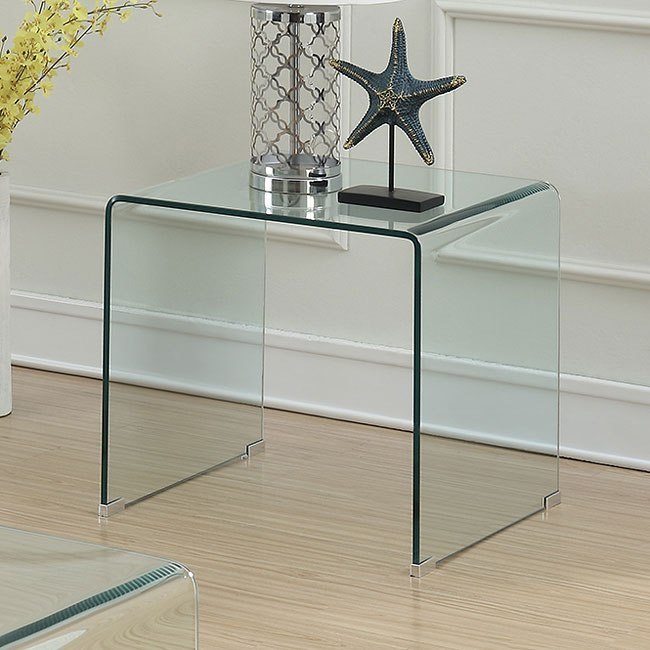 Clear Modern End Table Coaster Furniture Furniture Cart