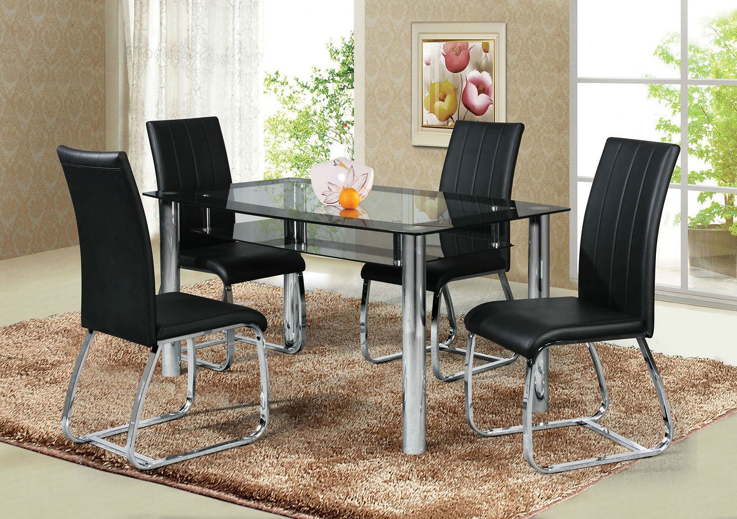 dining room sled chairs