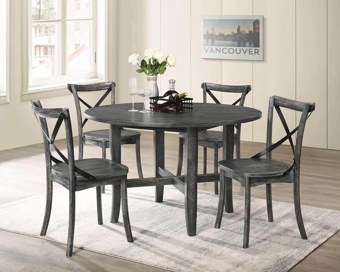Kendric Dining Room Set Rustic Gray Acme Furniture Furniture Cart