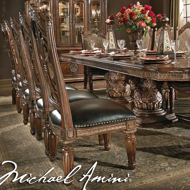 Villa Valencia Round Dining Room Set Aico Furniture, 1 Reviews