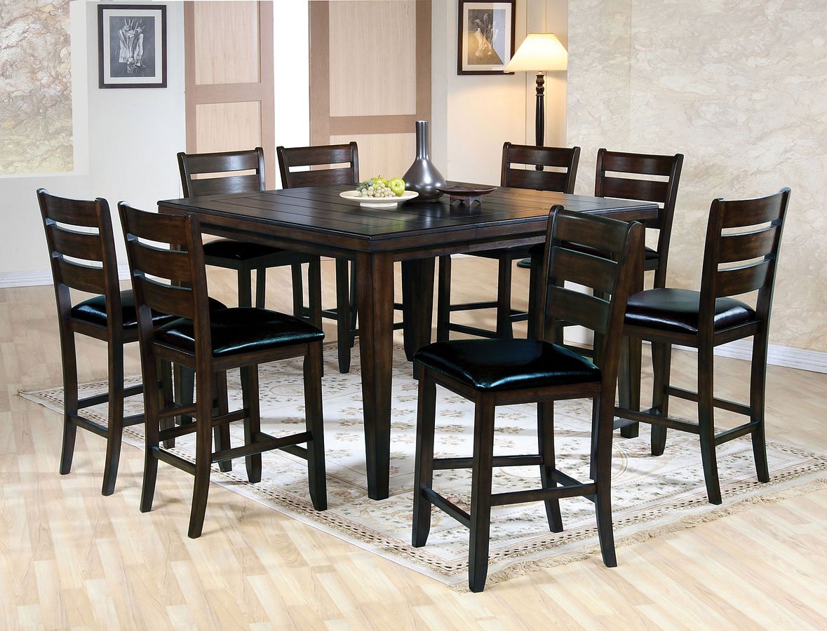Urbana Counter Height Dining Room Set (Espresso) Acme Furniture ...