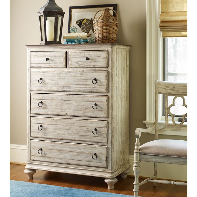 Weatherford Westland Low Post Bedroom Set (Cornsilk) Kincaid Furniture