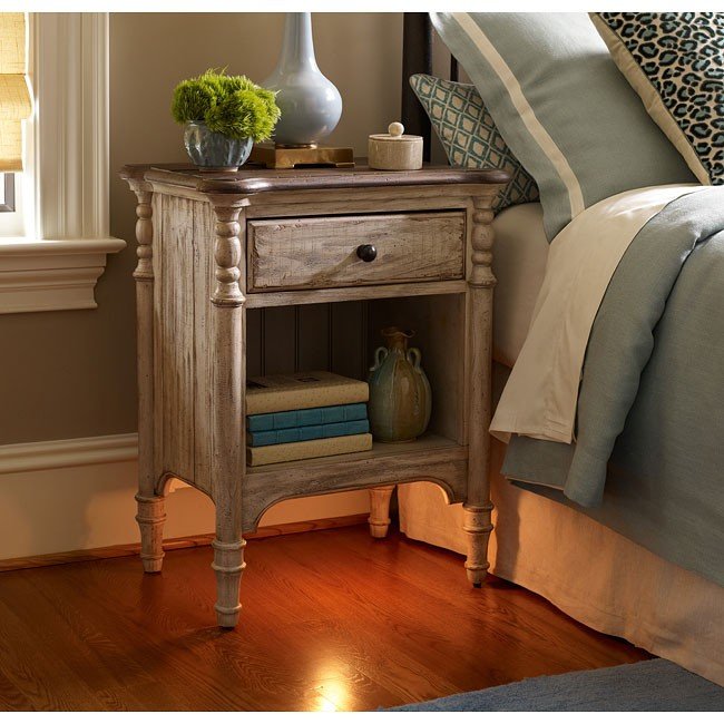 Weatherford Open Nightstand (Cornsilk) Kincaid Furniture Furniture Cart