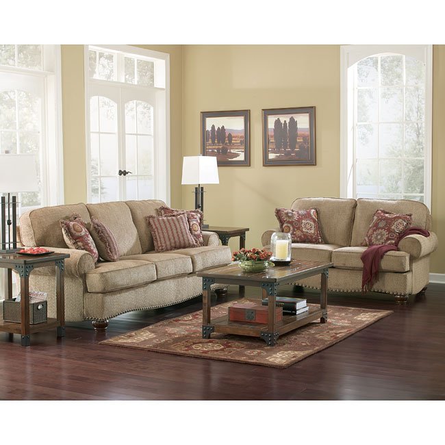 Martin Court - Caramel Living Room Set Signature Design | Furniture Cart