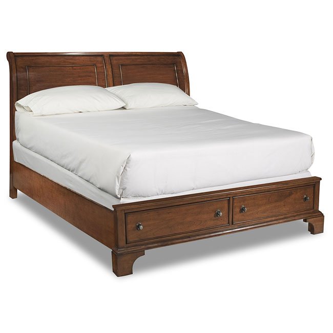 Plymouth Storage Bed Klaussner Furniture Cart