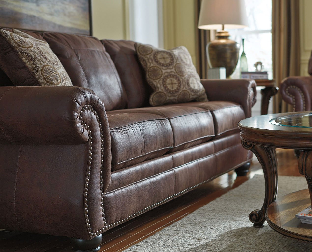 espresso living room furniture collection