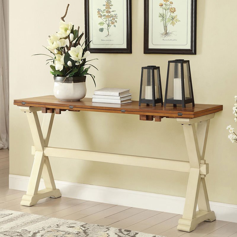 Dual Function Writing Desk W Cream Legs Coaster Furniture