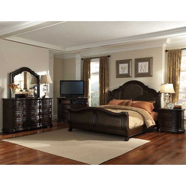Huntingdon Sleigh Bedroom Set Samuel Lawrence Furniture, 1 Reviews Furniture Cart