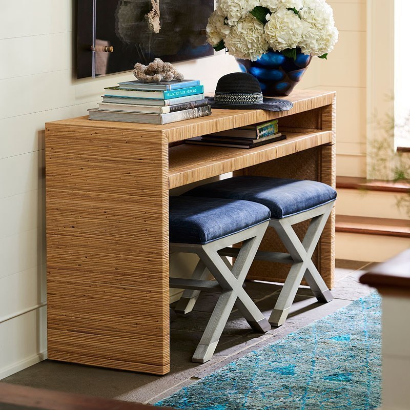 coastal living long key console table