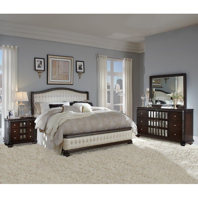 En Vogue Sleigh Bedroom Set Samuel Lawrence Furniture Furniture Cart
