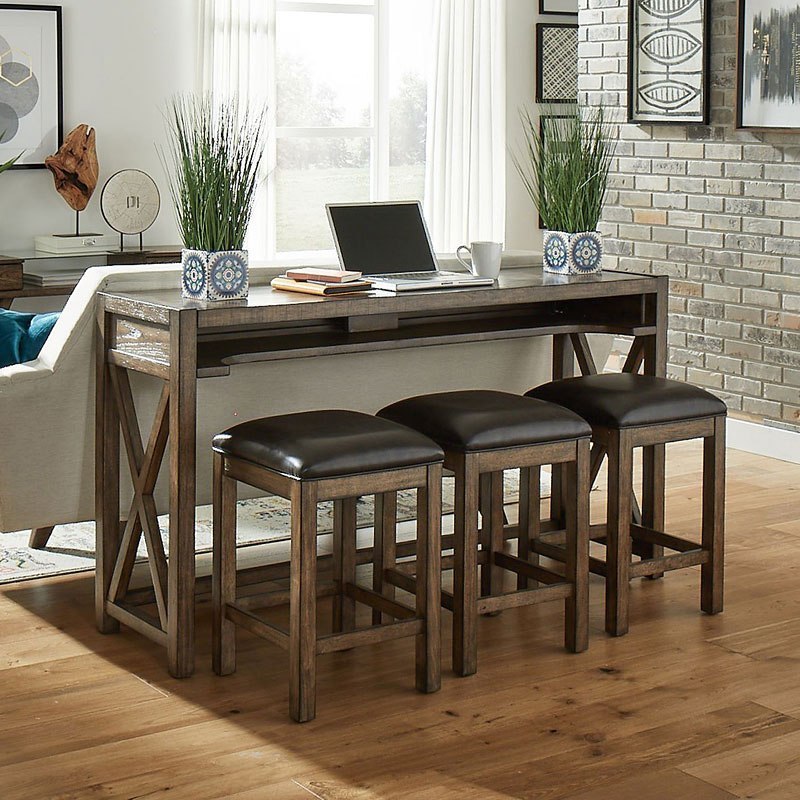Lennox Console Bar Table Set Liberty Furniture Furniture Cart