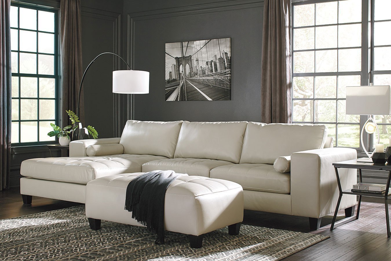 Nokomis Arctic Sectional Set Signature Design Furniture Cart