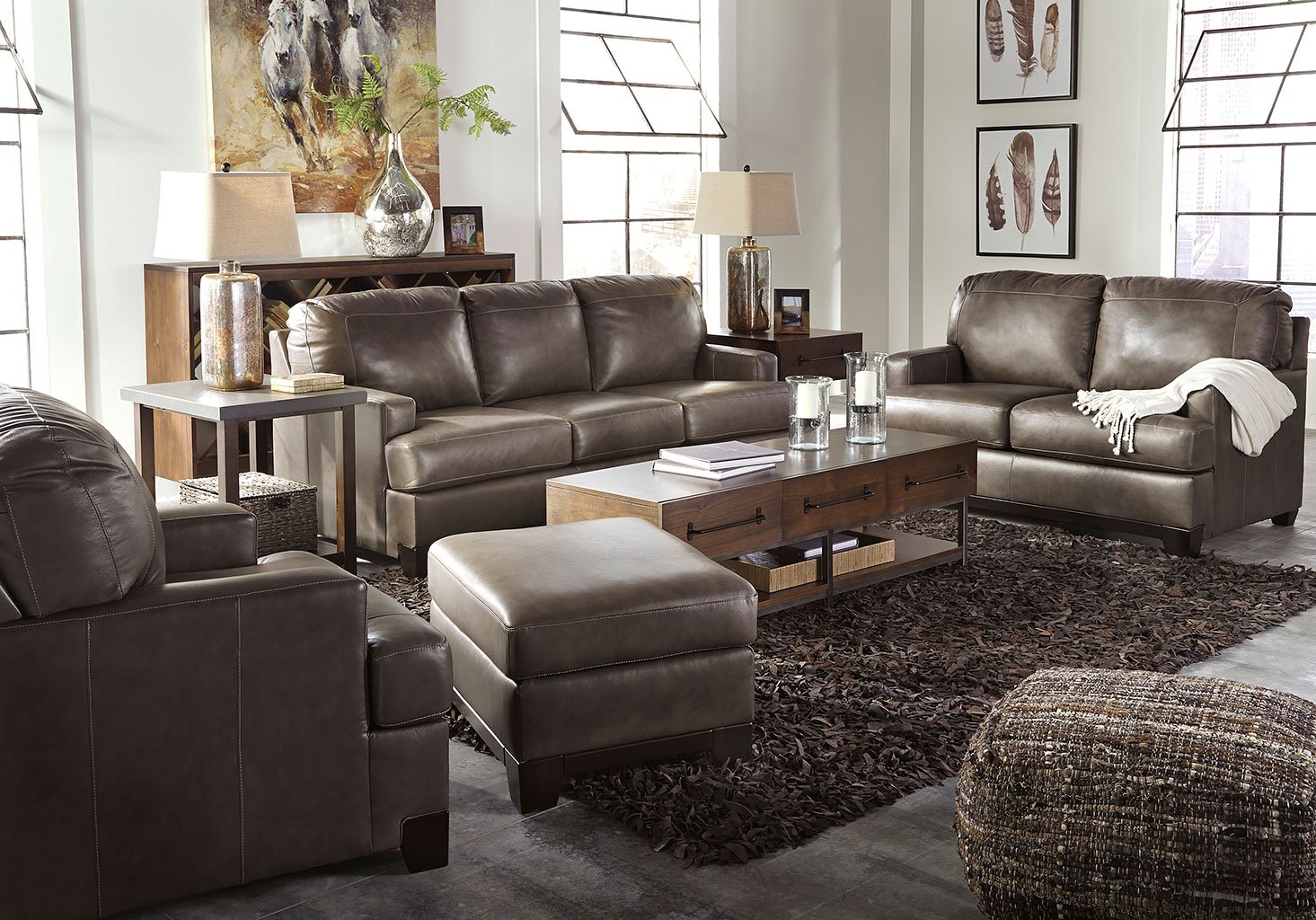 pewter living room furniture