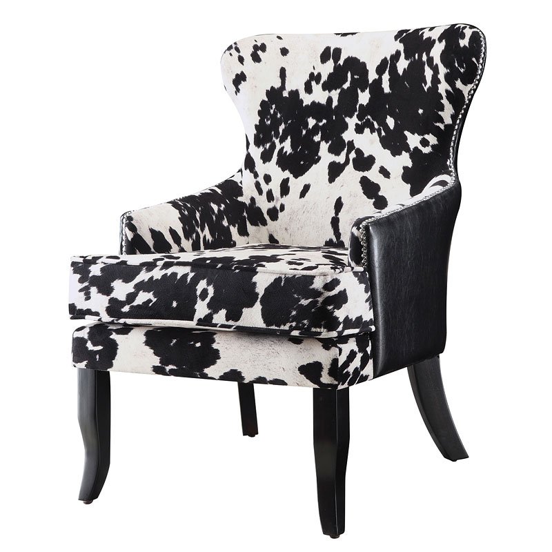 Cowhide Accent Chair Coaster Furniture | Furniture Cart