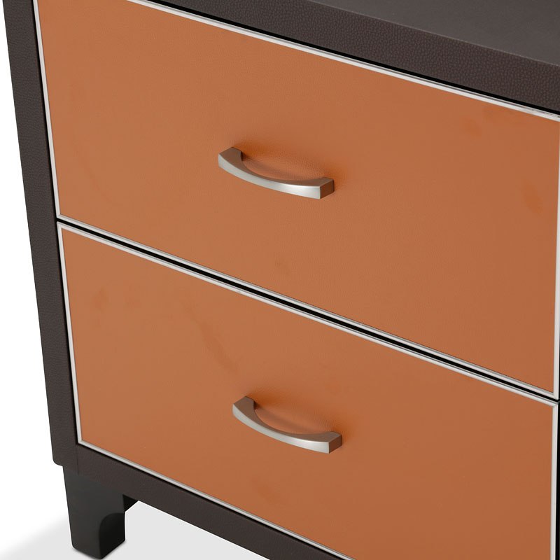 21 Cosmopolitan Nightstand (Orange) Aico Furniture Furniture Cart