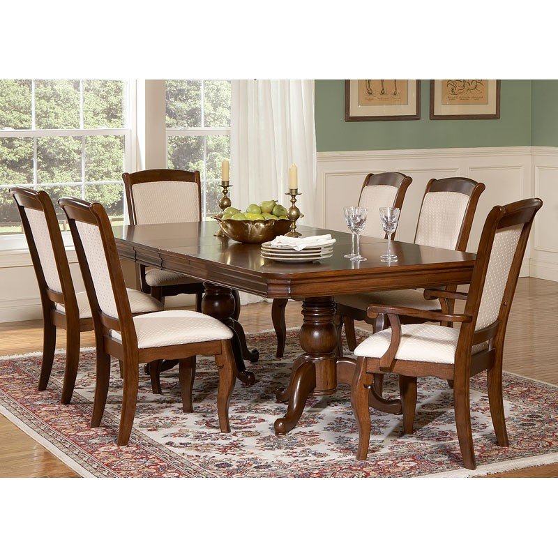Louis Philippe Double Pedestal Dining Room Set Liberty Furniture Furniture Cart