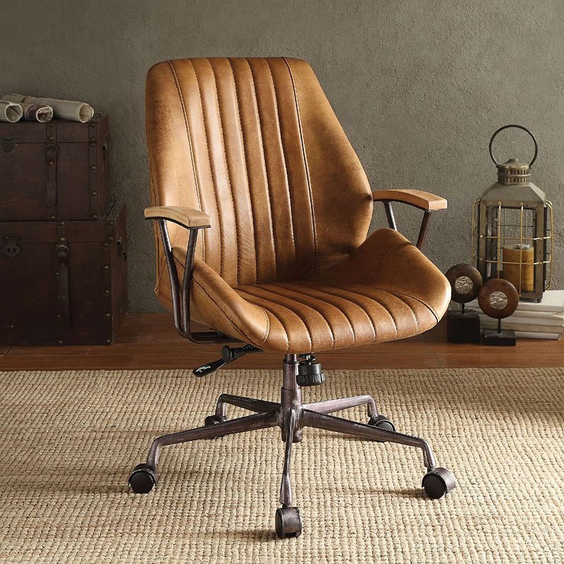 Hamilton Executive Office Chair (Coffee) Acme Furniture Furniture Cart
