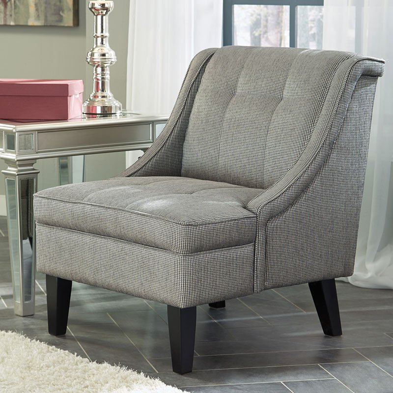 Gilman Pewter Accent Chair BenchCraft | Furniture Cart