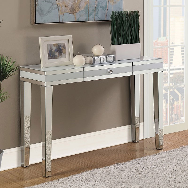 Mirrored Console Table W/ Drawer Coaster Furniture | Furniture Cart