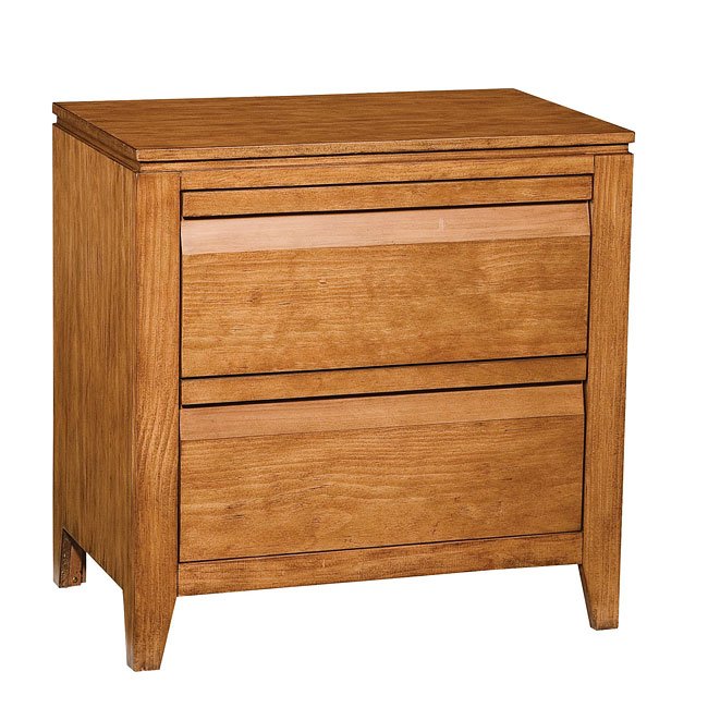 Drake Nightstand (Caramel) Standard Furniture Furniture Cart