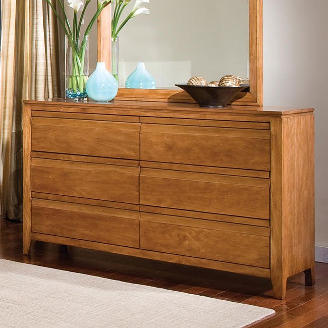 Drake Dresser (Caramel) Standard Furniture Furniture Cart