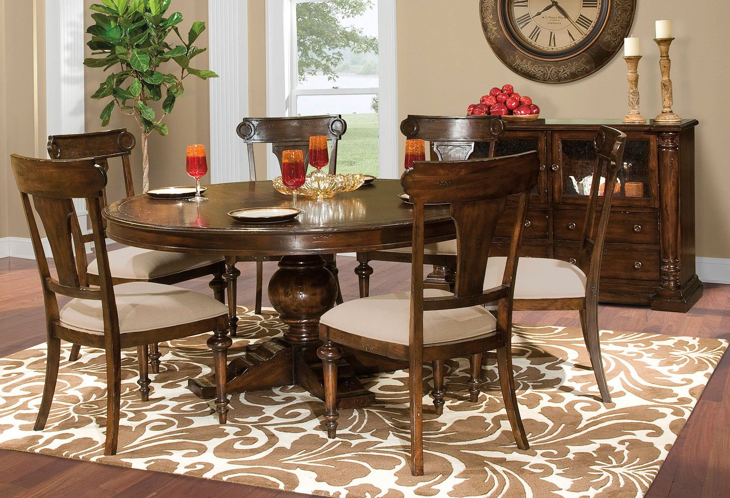 Charleston Place Round Dining Room Set Hekman | Furniture Cart