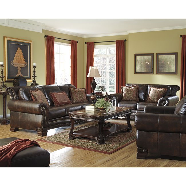 Ledelle DuraBlend Antique Living Room Set Signature Design, 1 Reviews
