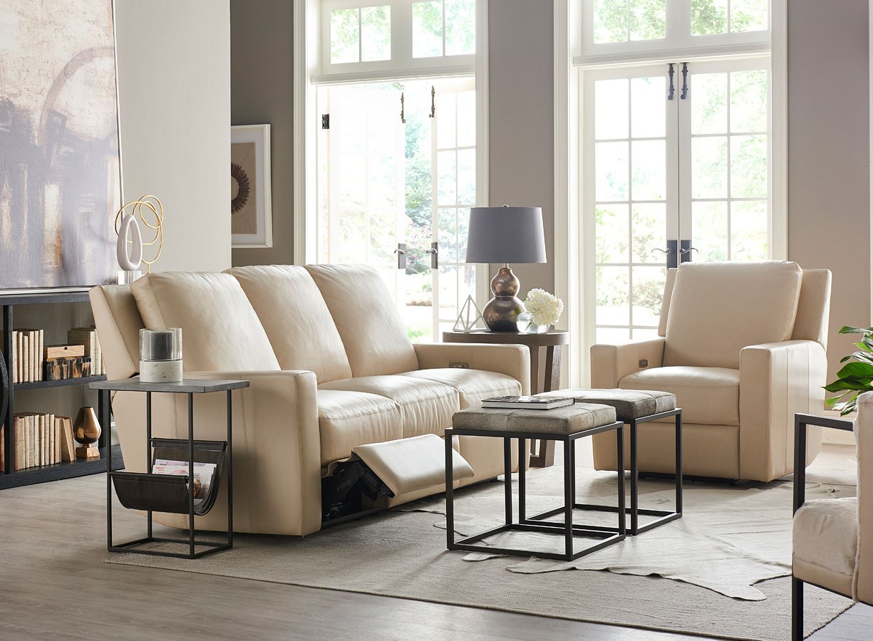 Carter Reclining Living Room Set (Hudson Ivory) Universal Furniture