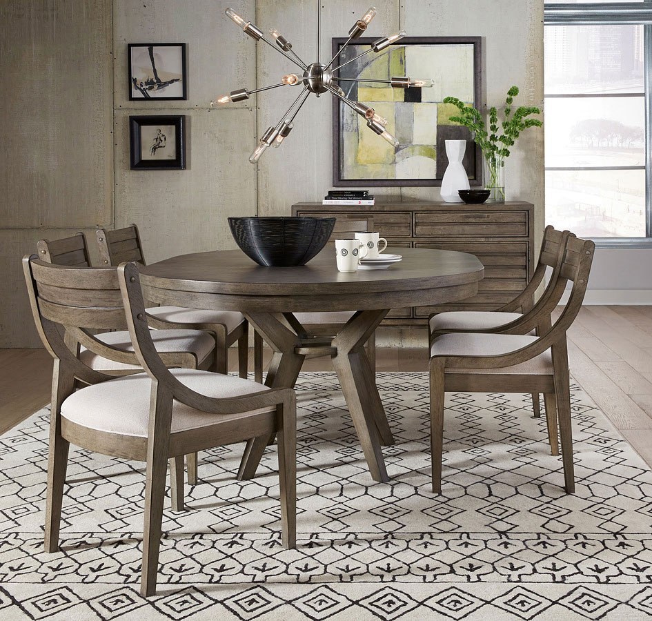 Greystone Round Dining Room Set Legacy Classic | Furniture Cart