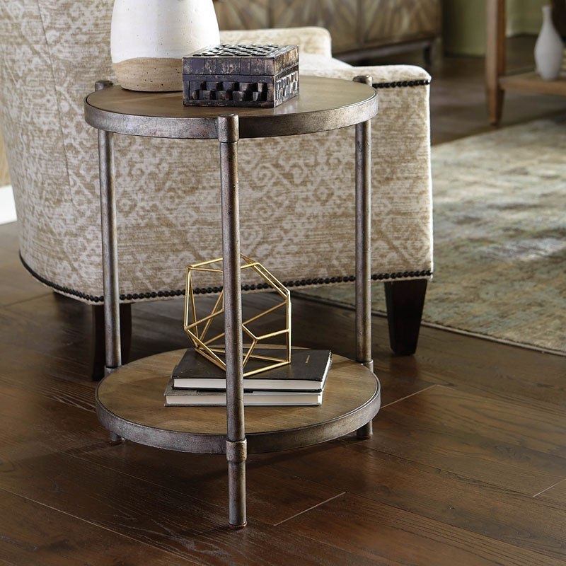 Astor Round Accent Table Hammary | Furniture Cart