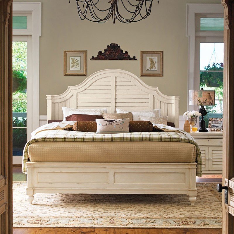 paula deen home steel magnolia bedroom set (linen)