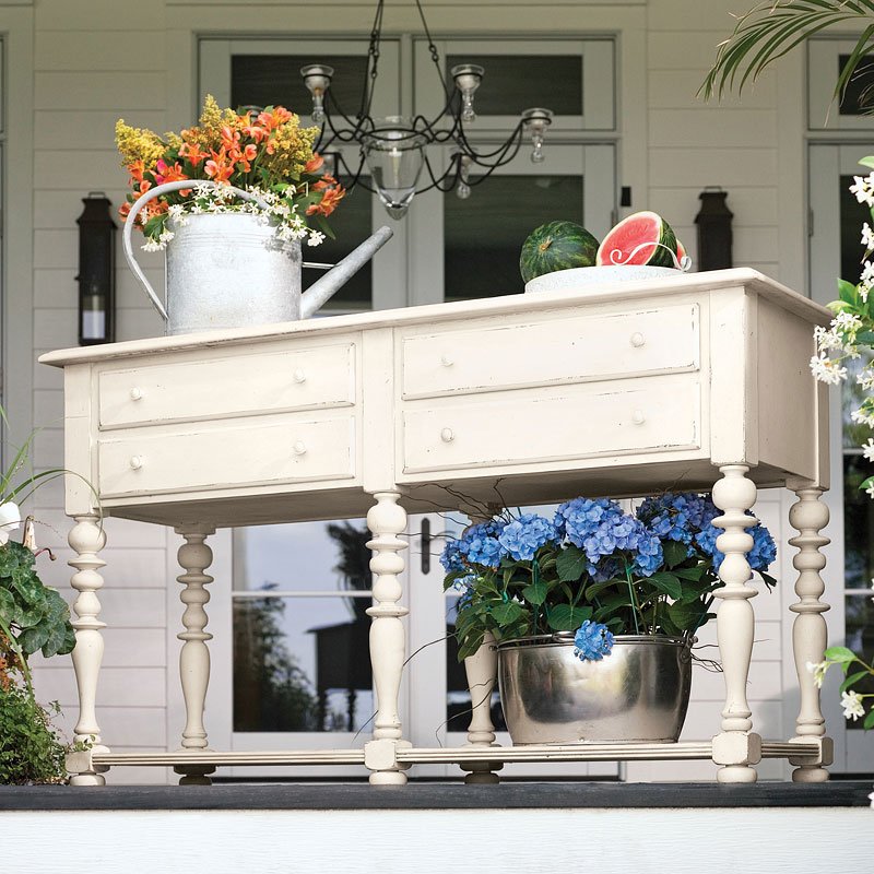Paula Deen Home Console Server (Linen) Paula Deen Home Furniture Cart