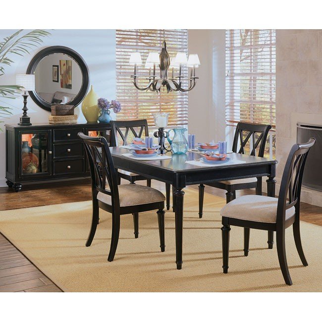 Camden Dark Leg Dining Room Set American Drew Furniture Cart