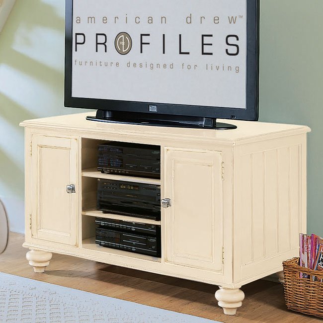 Camden Light 48 Inch TV Stand American Drew Furniture Cart