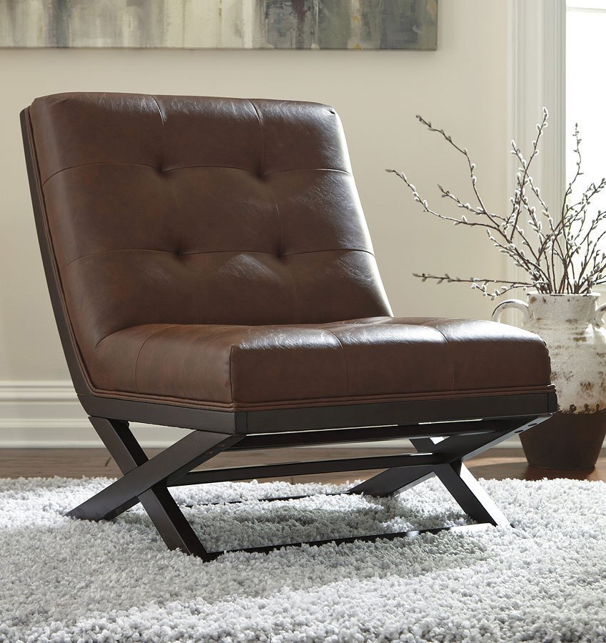 Sidewinder Brown Accent Chair Signature Design Furniture