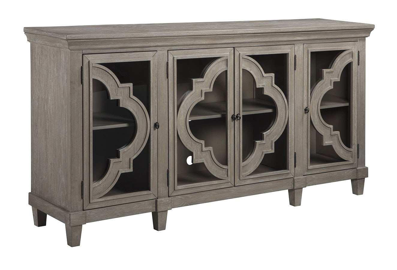 Fossil Ridge Door Accent (Gray) Signature Design Furniture Cart