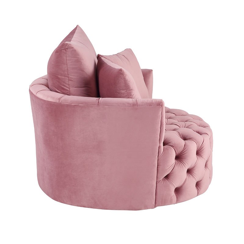 Zunyas Accent Chair (Pink) Acme Furniture | Furniture Cart