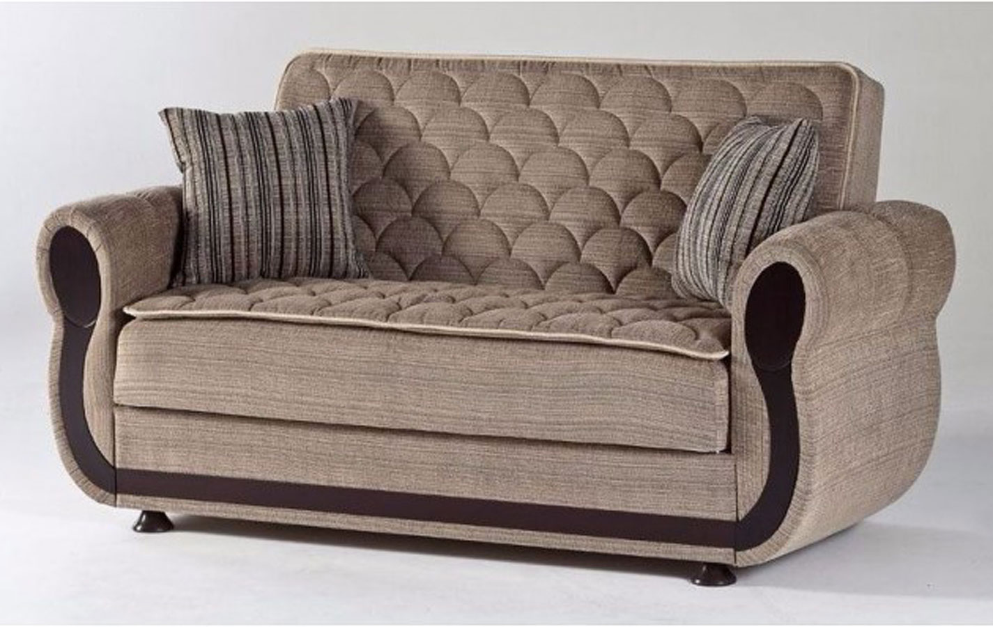 Argos Love Seat (Zilkade L Brown) Istikbal Furniture | Furniture Cart