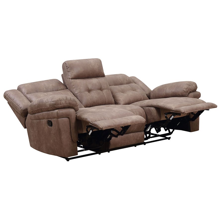 Anastasia Reclining Sofa (Cocoa) Steve Silver Furniture Furniture Cart