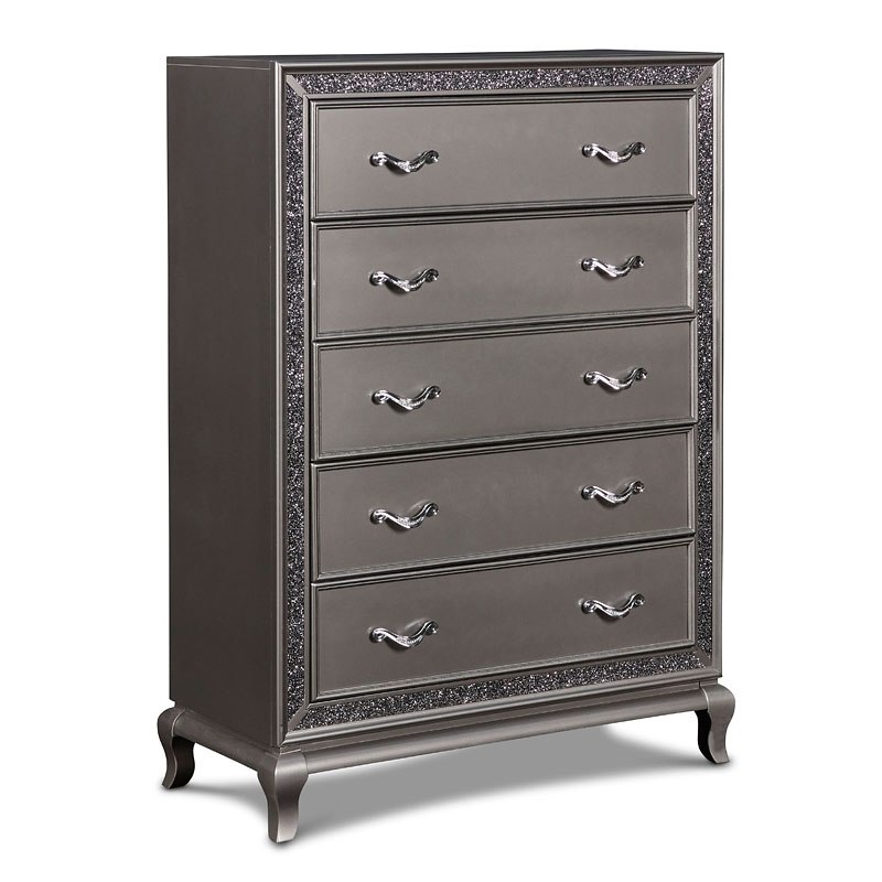 Park Imperial Panel Bedroom Set (Pewter) New Classic Furniture ...